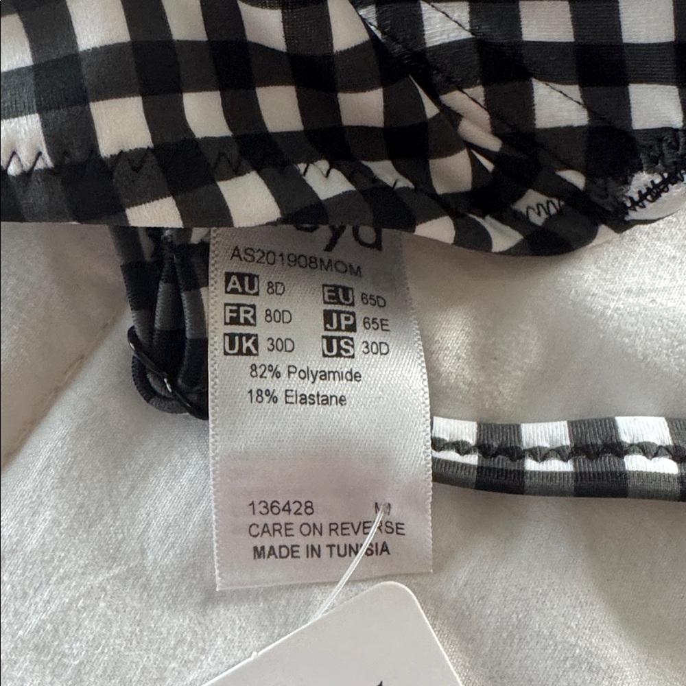 Freya Women's Standard Check in Uw Moulded Bikini Top size 30D - Picture 4 of 5